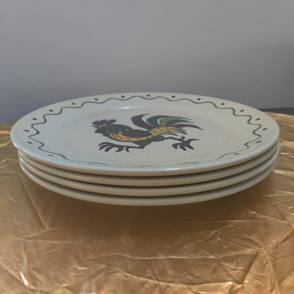 Poppytrail, Metlox 10" Dinner Plates (4)  great vintage condition. No scratches - Picture 5 of 6